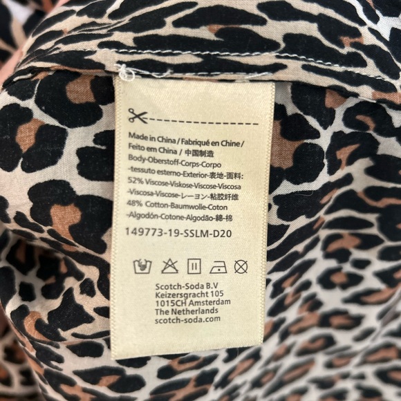 Scotch & Soda Leopard Print Blouse - Picture 7 of 7